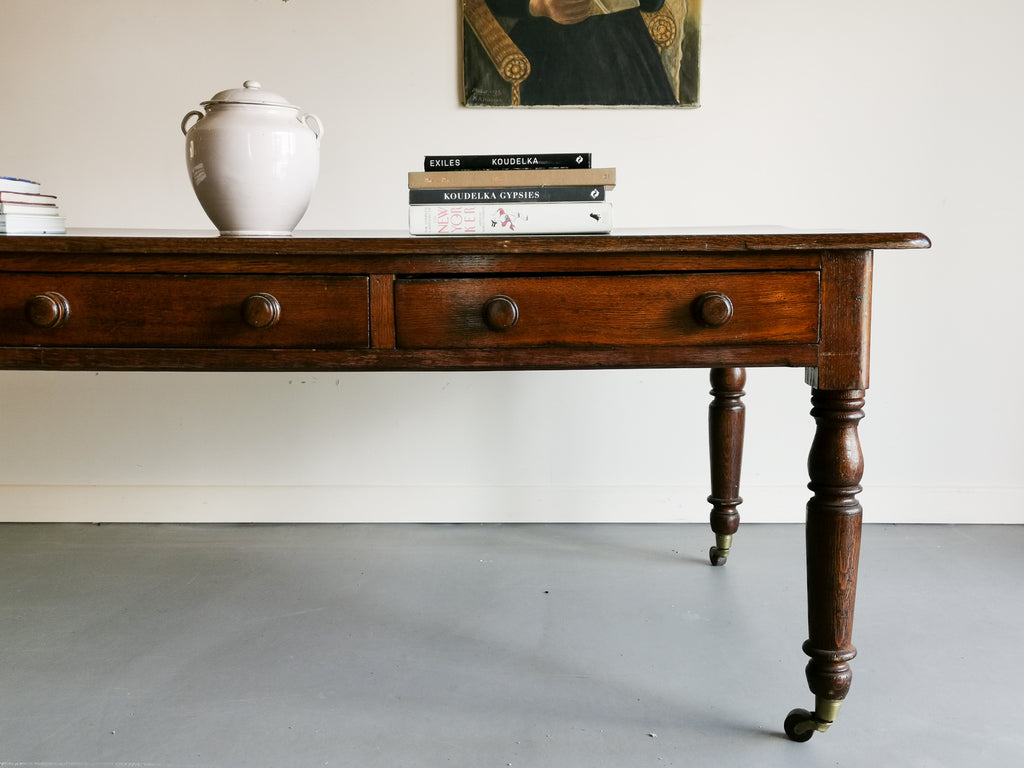 Early 20th Century Library Table