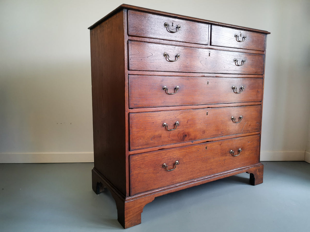 George III Oak Chest of Drawers