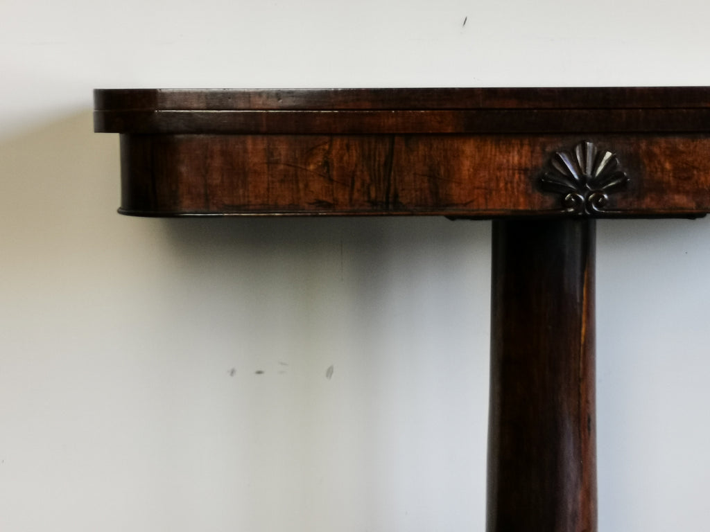 William IV Rosewood Card Table