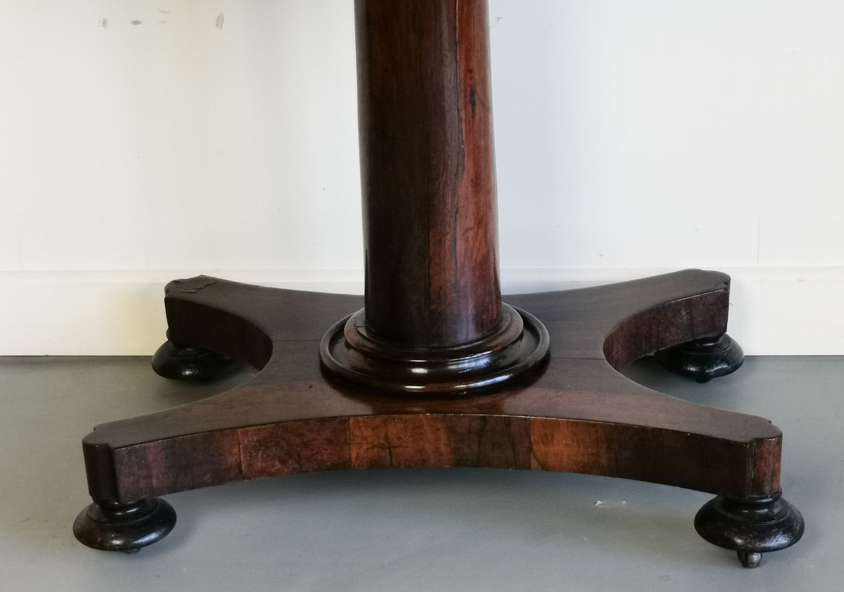 William IV Rosewood Card Table