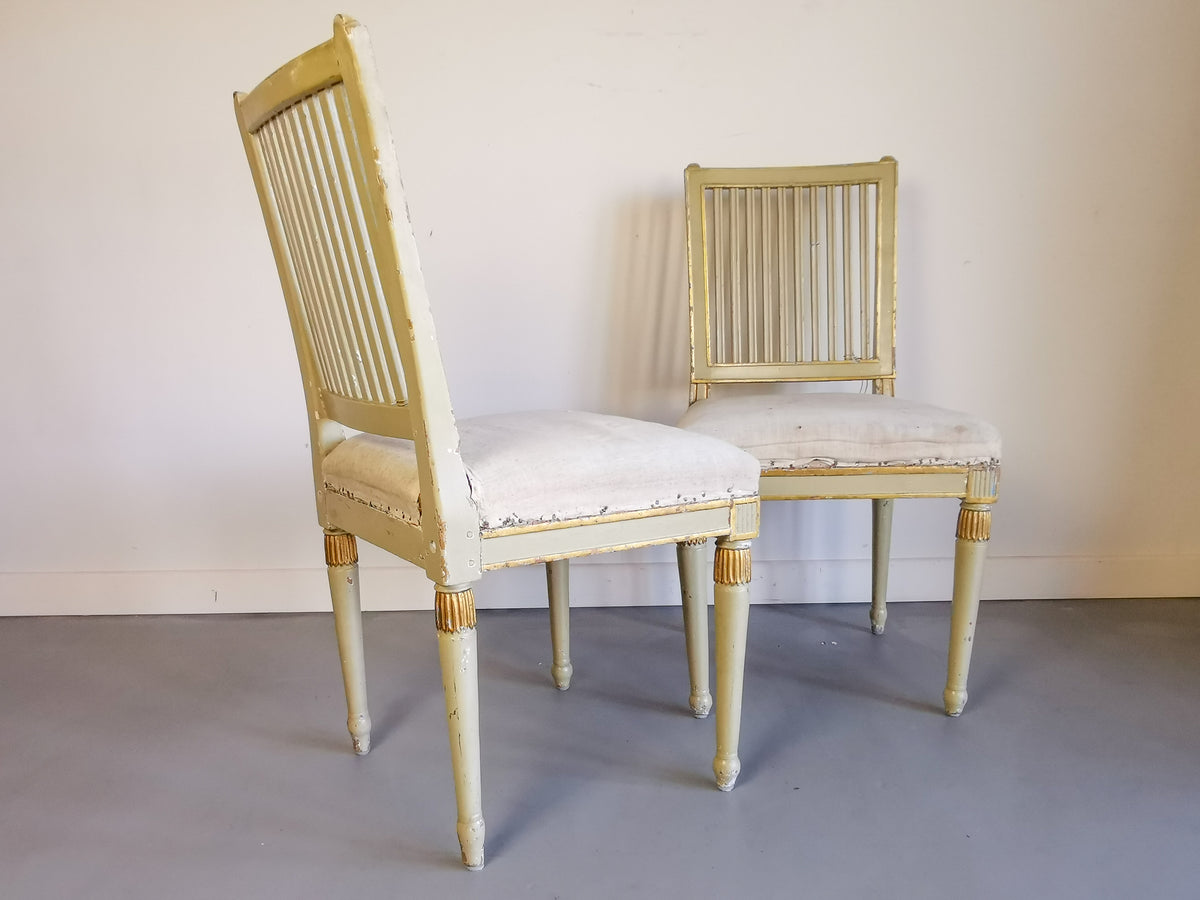 Pair of 18th Century Gustavian Chairs