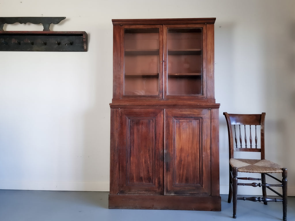 19th Century Mahogany English Bookcase