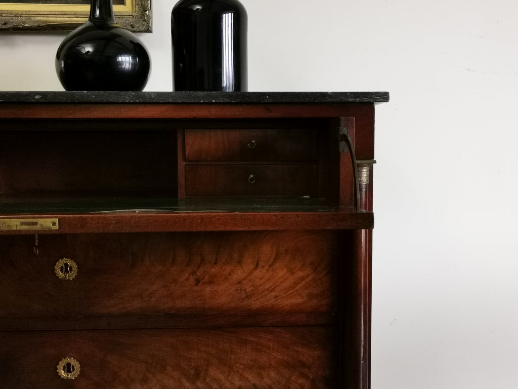 19th Century Empire Secretaire Chest of Drawers