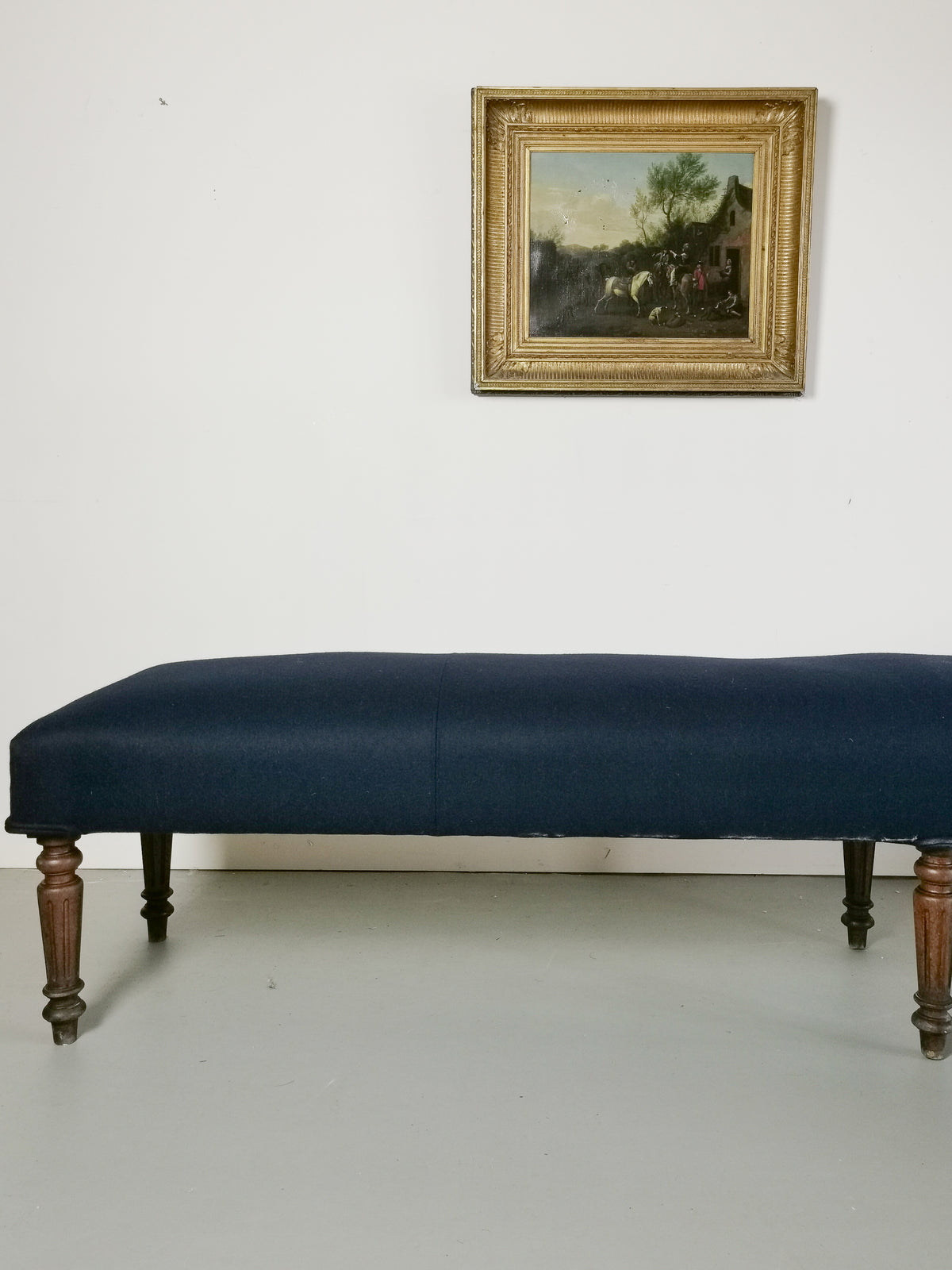 French 19th Century Upholstered Bench