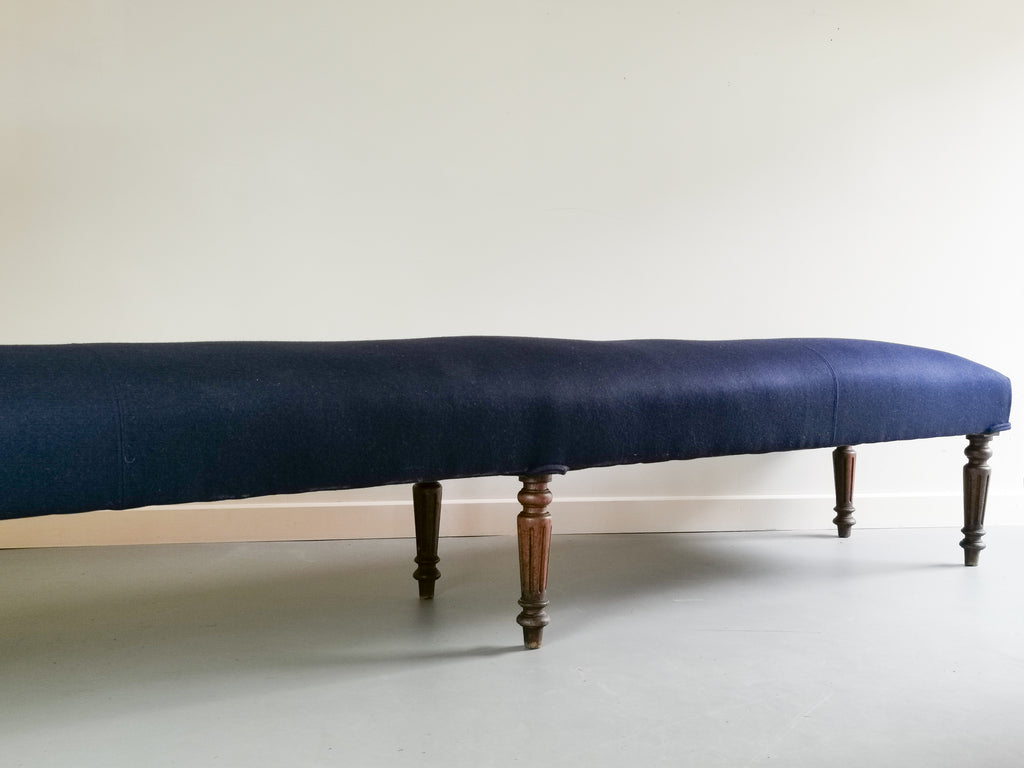French 19th Century Upholstered Bench