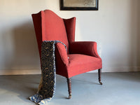 Mid 19th Century Wingback Armchair