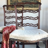 A Set of Four Chippendale Period Dining Chairs