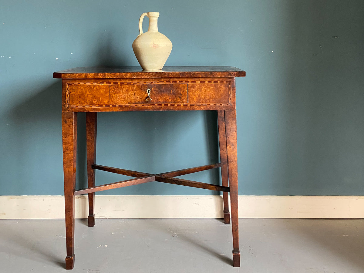 Early 19th Century  Burr Elm Table