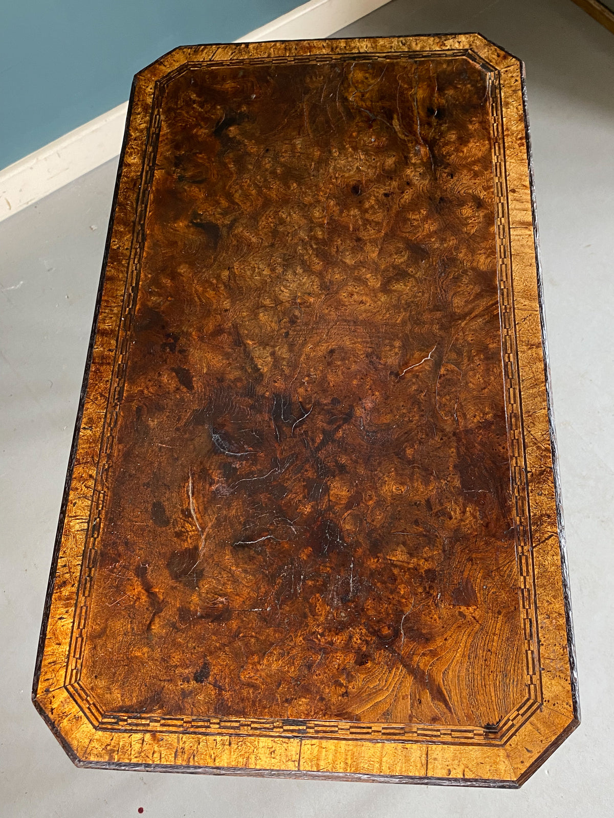 Early 19th Century  Burr Elm Table