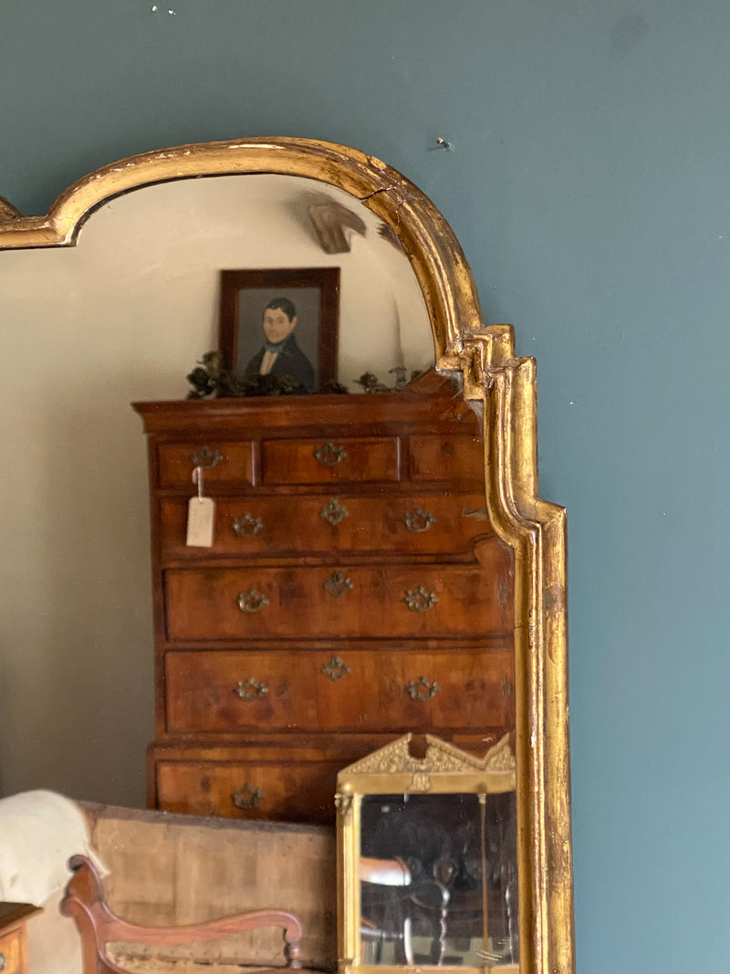 Queen Anne Giltwood Mirror