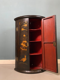 George I Chinoiserie Corner Cupboard