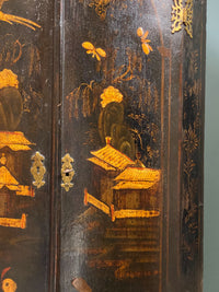 George I Chinoiserie Corner Cupboard