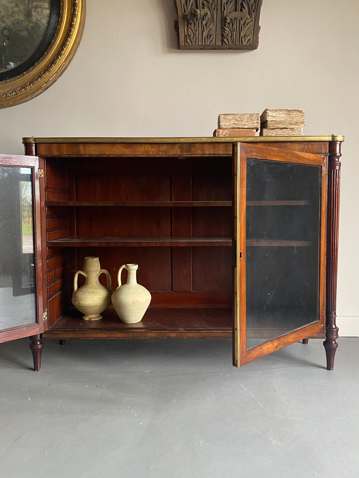 A Regency Mahogany Side Cabinet