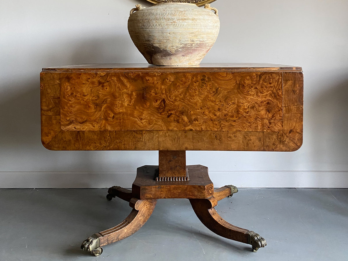 George IV Burr Elm Centre Table