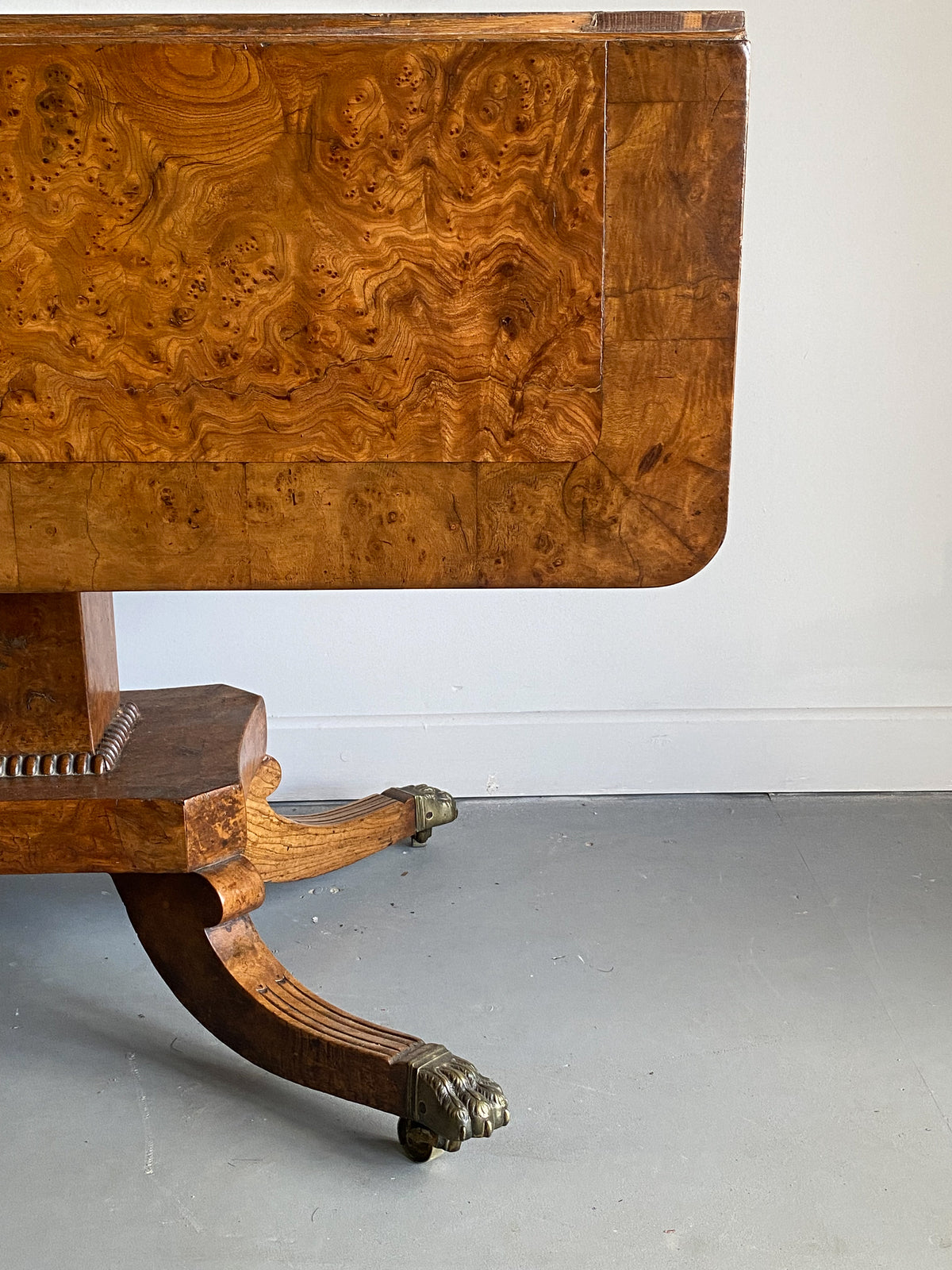 George IV Burr Elm Centre Table