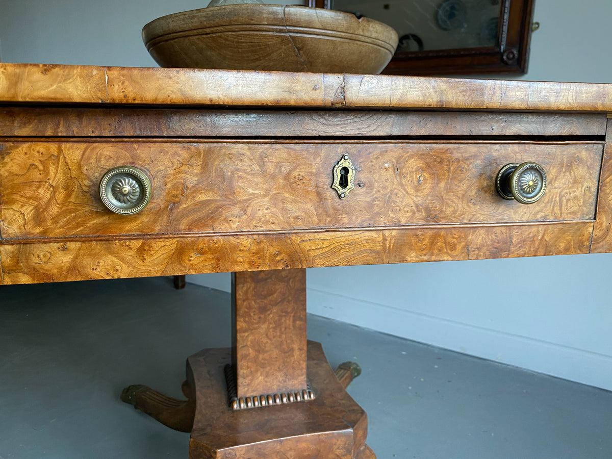 George IV Burr Elm Centre Table