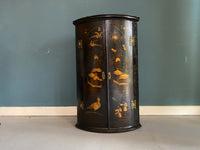 George I Chinoiserie Corner Cupboard