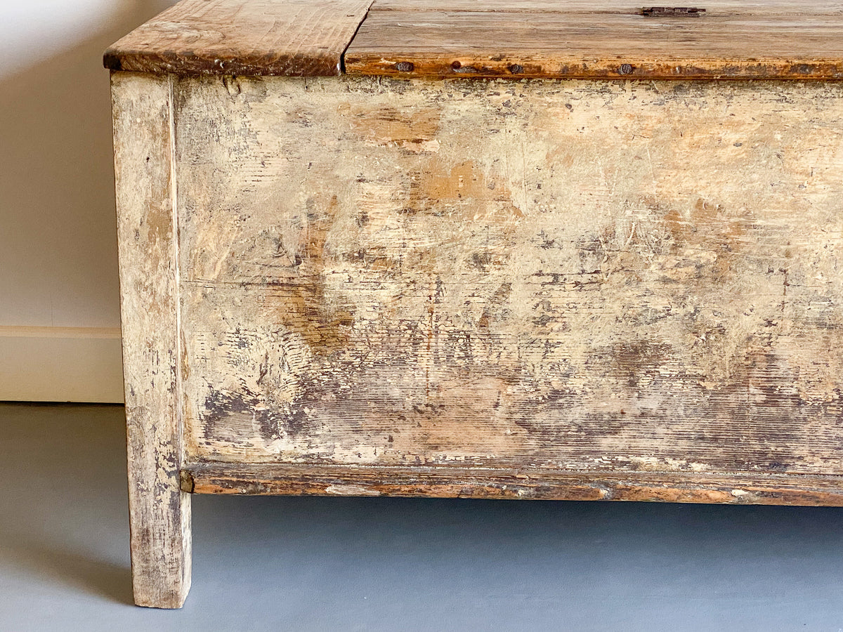 19th Century Eastern European Box Bench