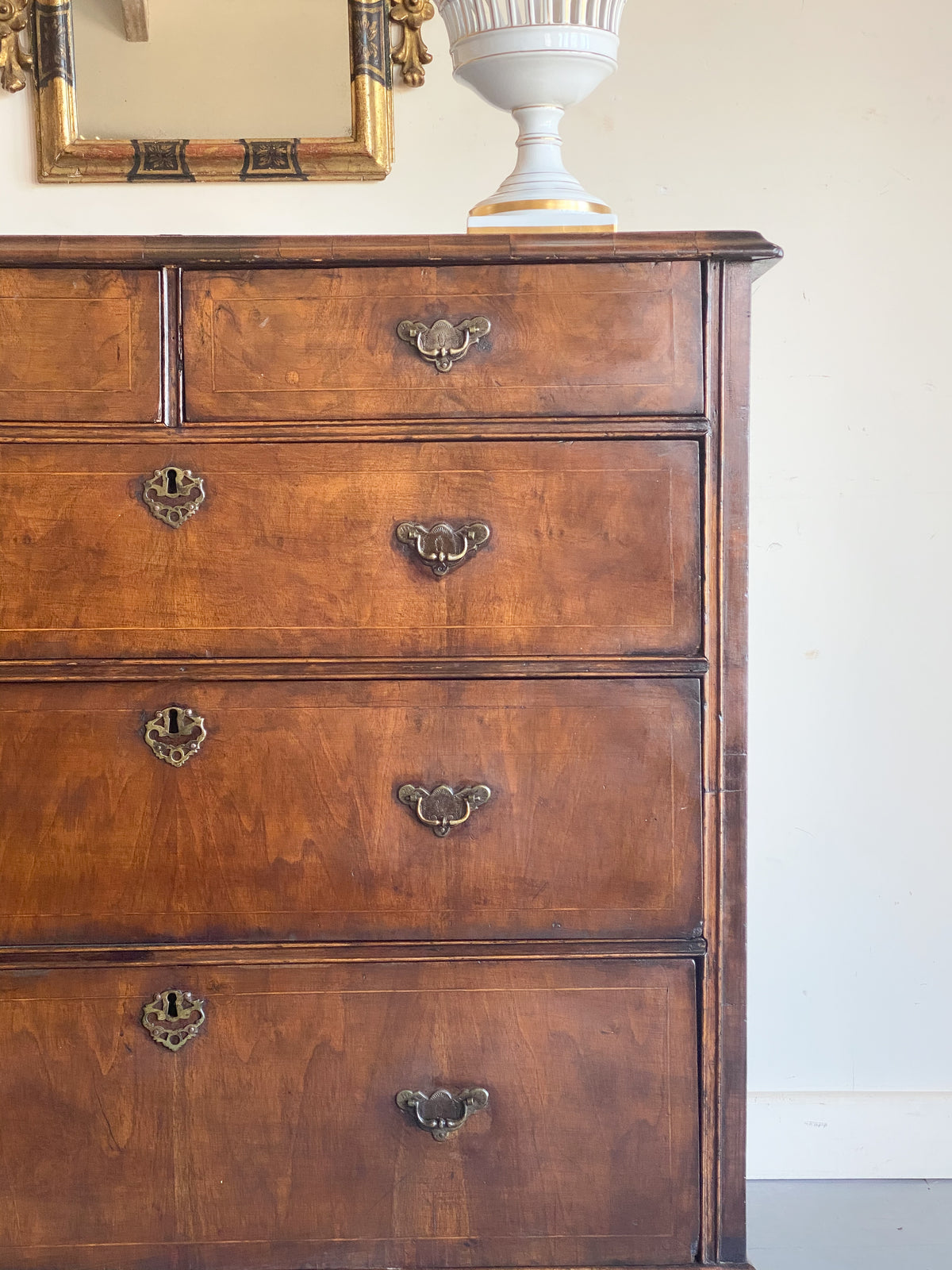 George II Walnut Chest of Drawers