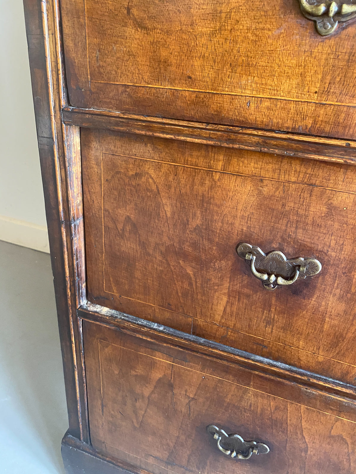 George II Walnut Chest of Drawers