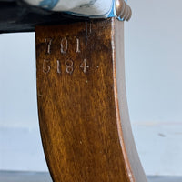 An Early Howard & Sons Button Back Bedroom Chair