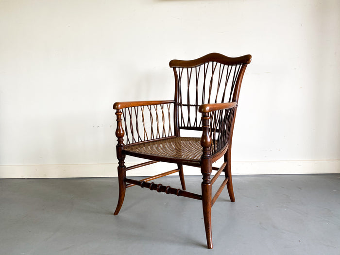 19th Century Fruitwood Armchair