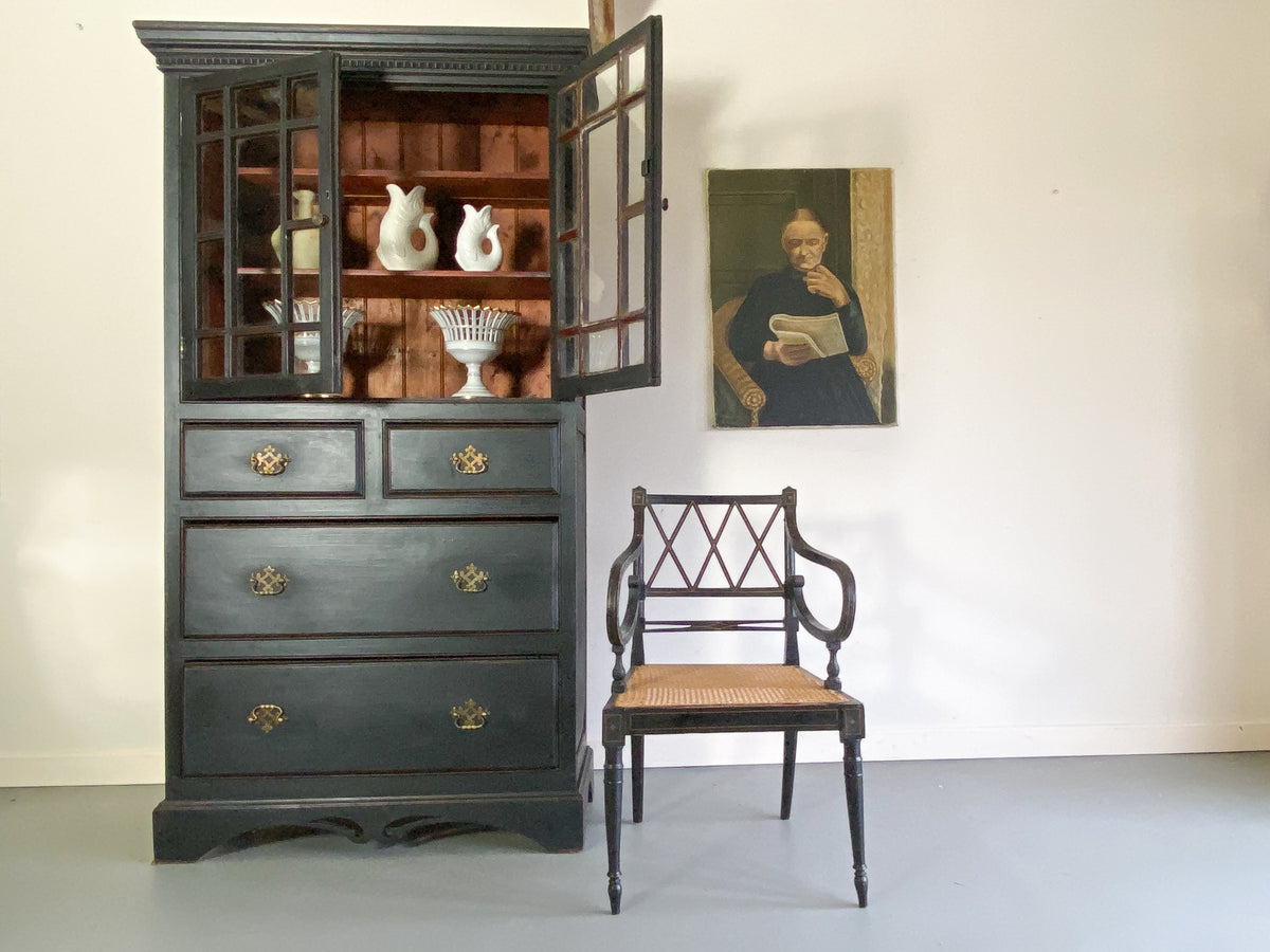 19th Century Irish Glazed Bookcase