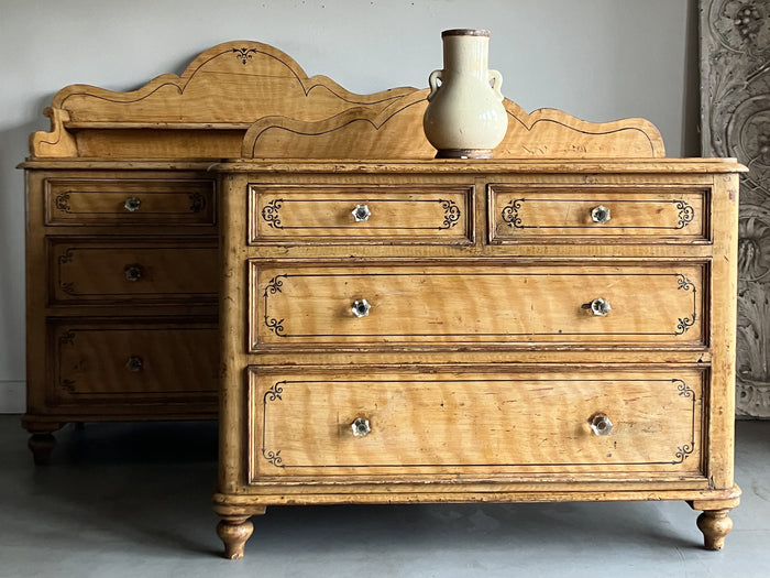 A Pair of Mid 19th Century Chests of Drawers