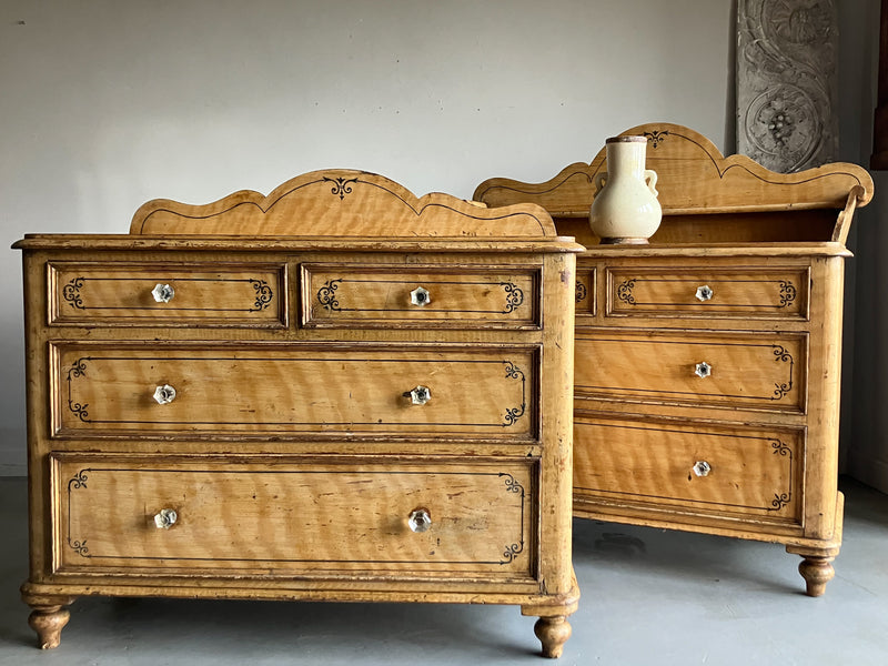 A Pair of Mid 19th Century Chests of Drawers