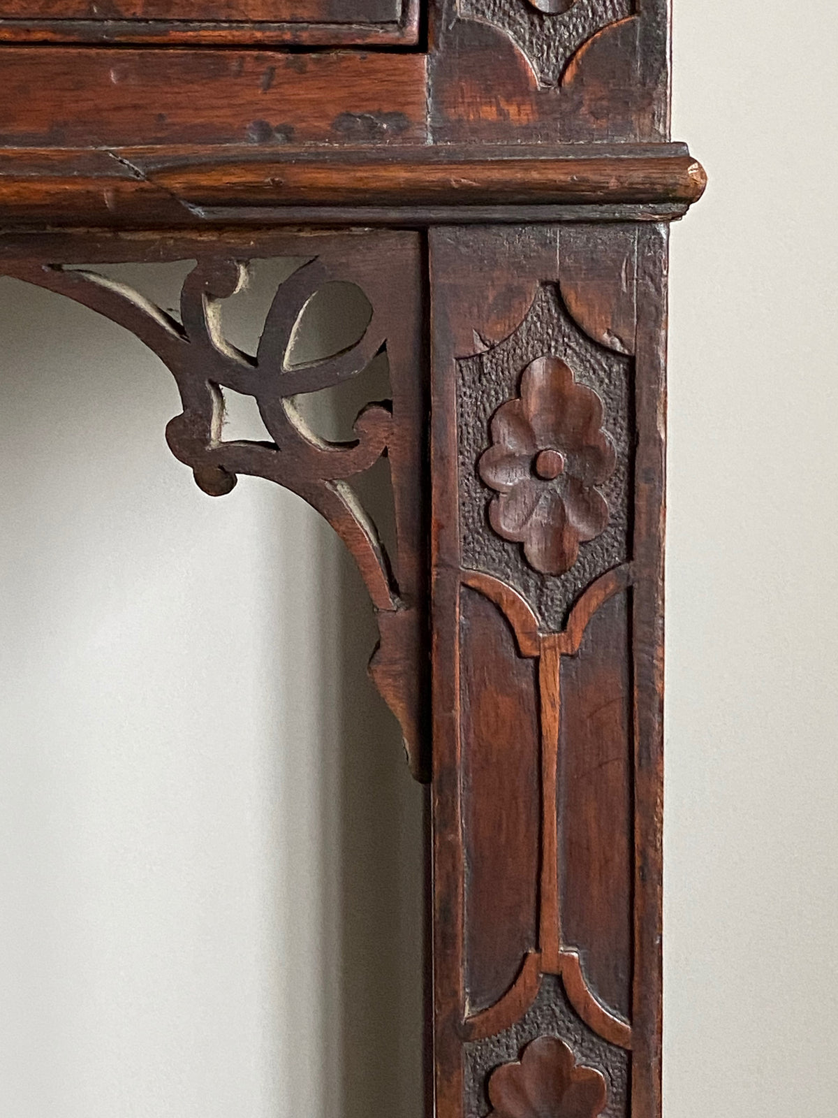 A Chippendale Period Mahogany Side Table