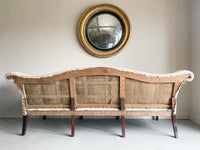 A Late 18th Century Camel Back Sofa