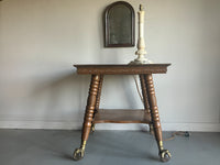 A Late 19th Century Large Oak Side Table