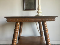 A Late 19th Century Large Oak Side Table