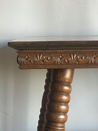 A Late 19th Century Large Oak Side Table