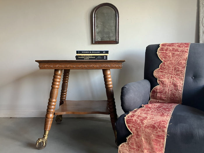 A Late 19th Century Large Oak Side Table