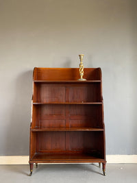 Regency Mahogany Waterfall Bookcase