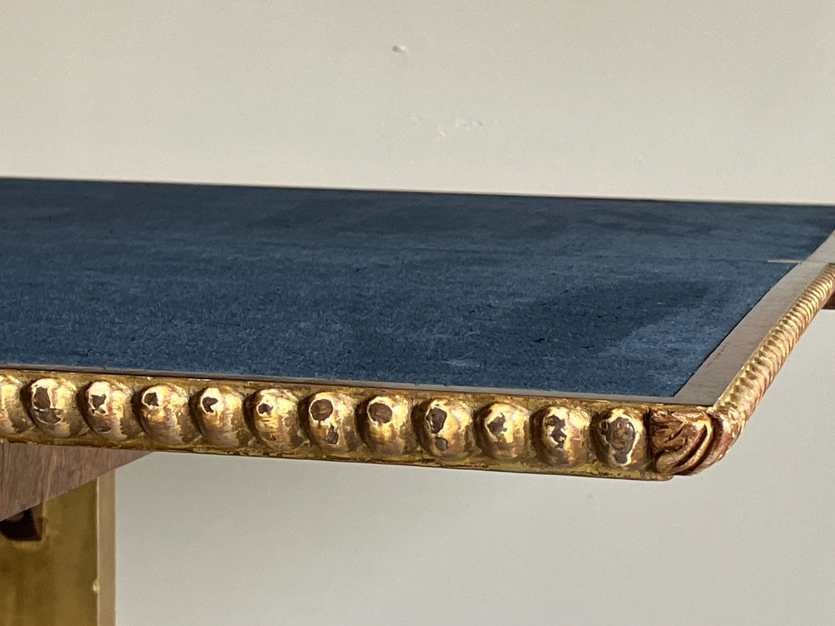 A Regency Rosewood and Gilded Card Table