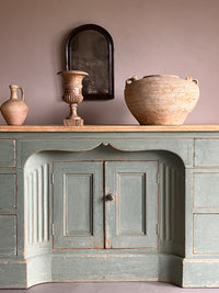 An Early 19th Century Painted Pine Dresser Base