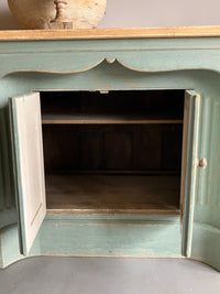 An Early 19th Century Painted Pine Dresser Base