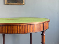 A George III Demi Lune Card Table