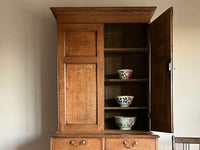 A George III Oak Cupboard