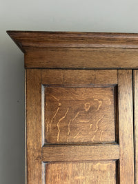 A George III Oak Cupboard