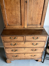 A George III Oak Cupboard