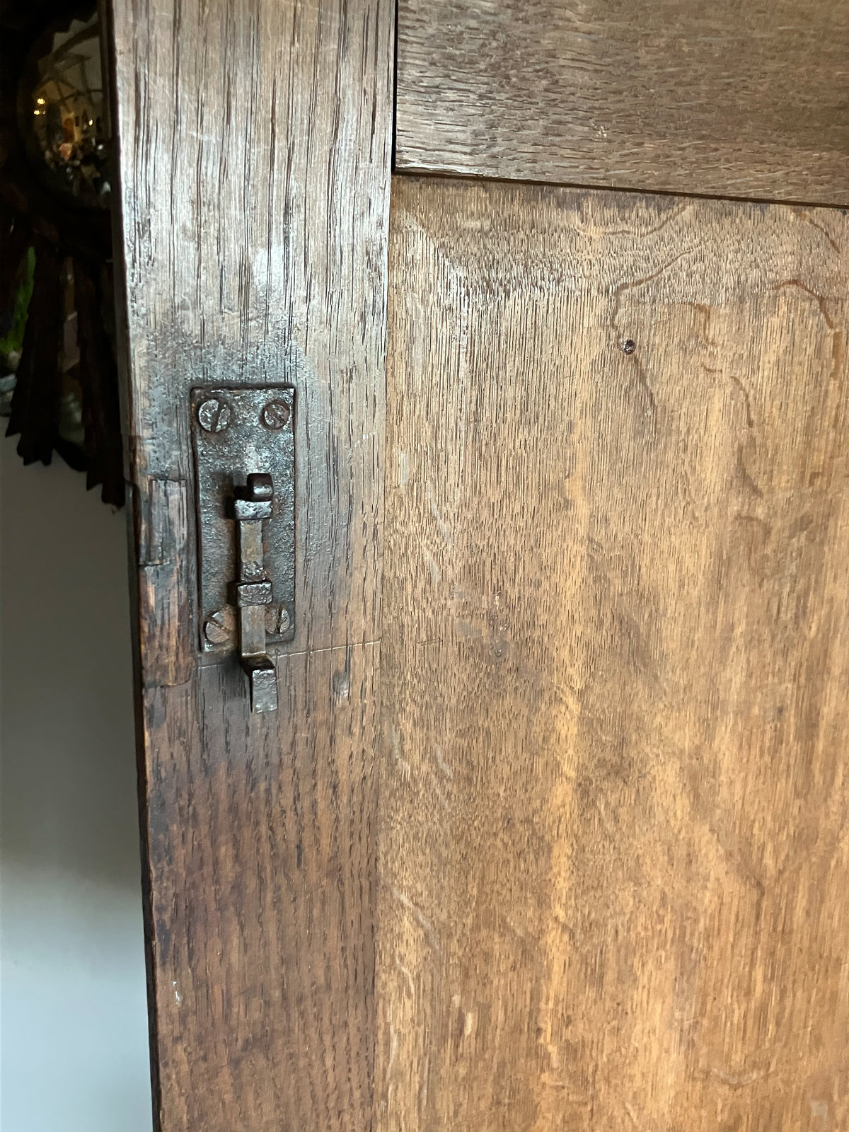 A George III Oak Cupboard