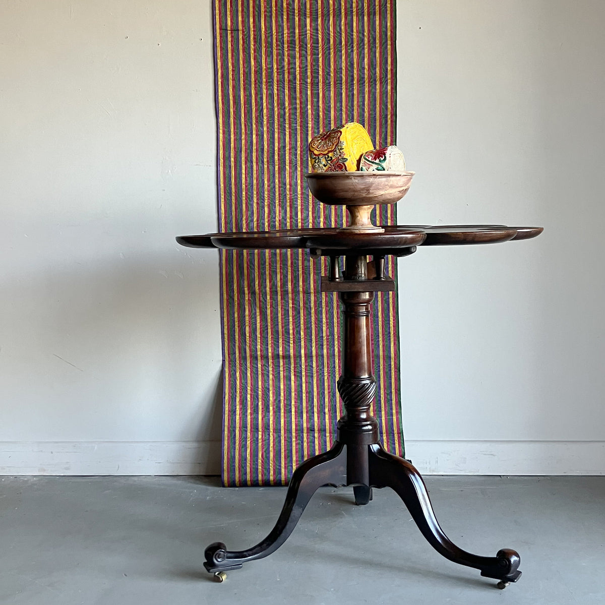 A George III Mahogany Tilt Top Supper Table