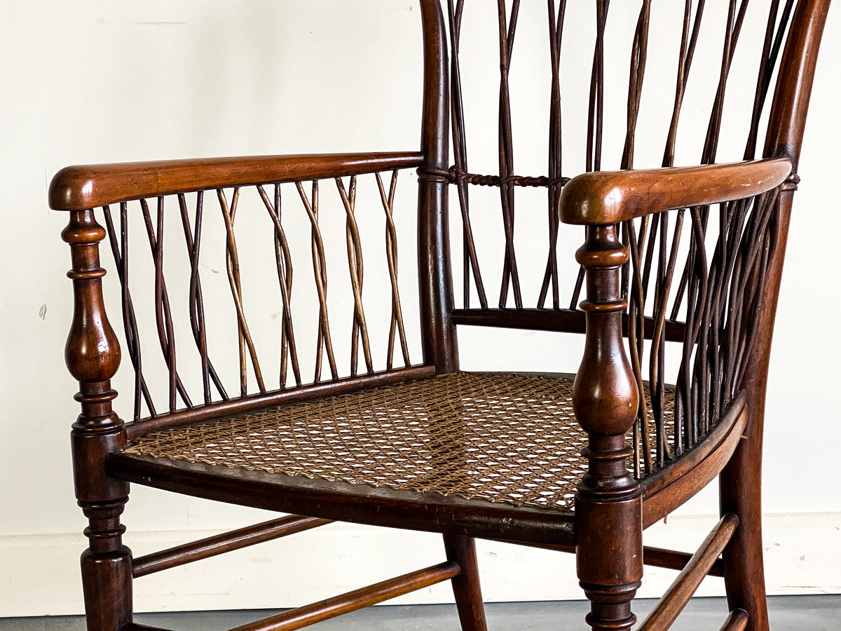 19th Century Fruitwood Armchair