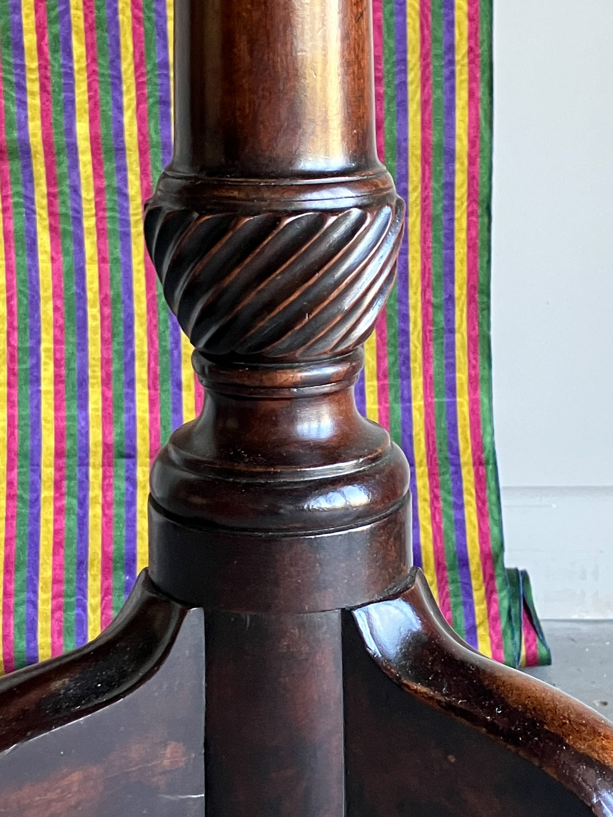 A George III Mahogany Tilt Top Supper Table