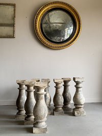 A Set of Eight Coade Stone Architectural Balusters