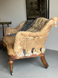 A Mid 19th Century Shaped Sofa