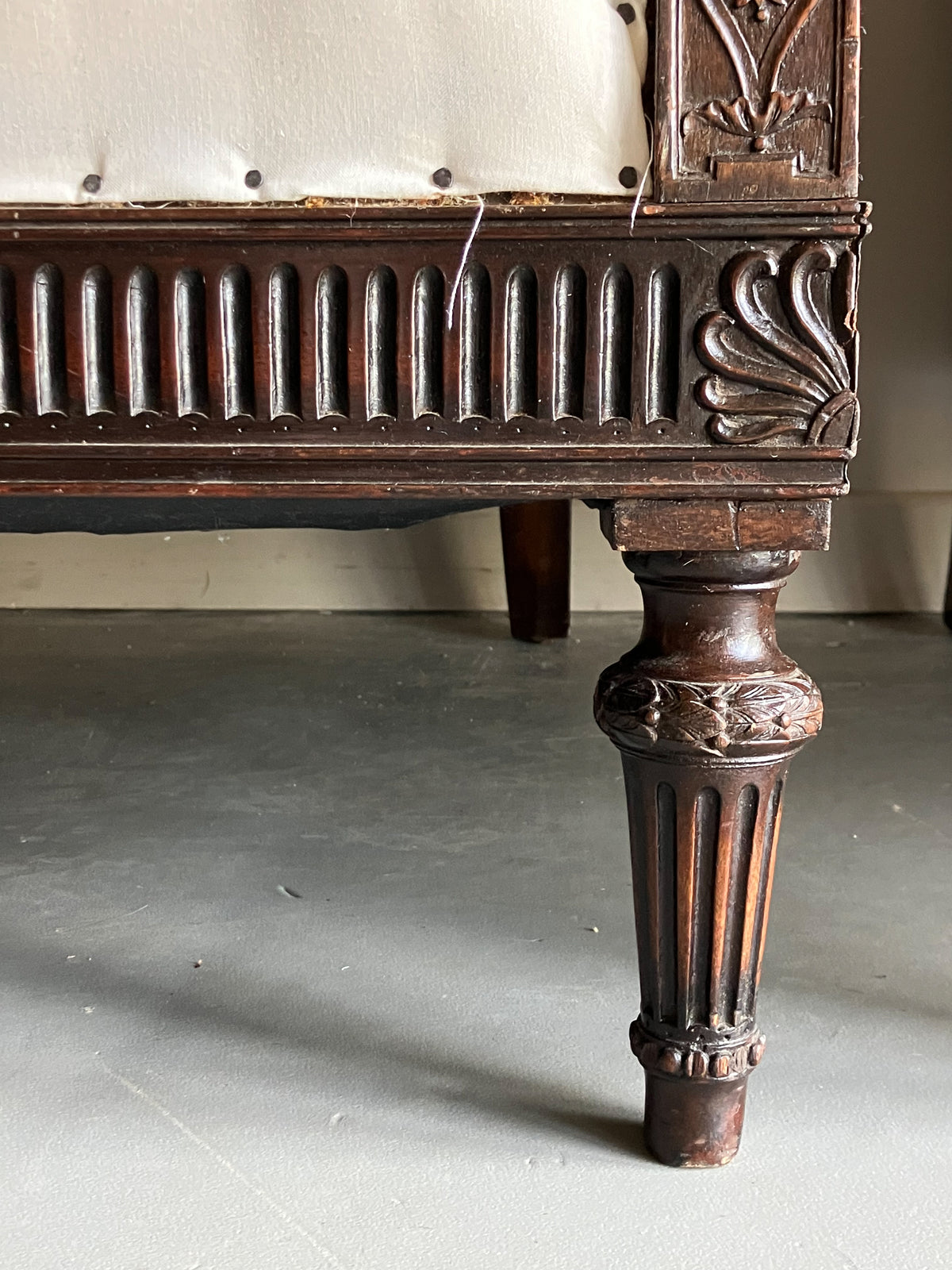 A Pair of Late 19th Century Deep Seated Armchairs